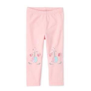 NWT Place Pink Glitter Unicorn Leggings 12-18mo